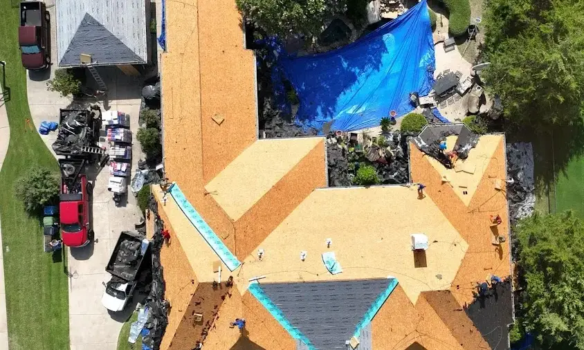 Professional Roof Repair being performed in Orange Park